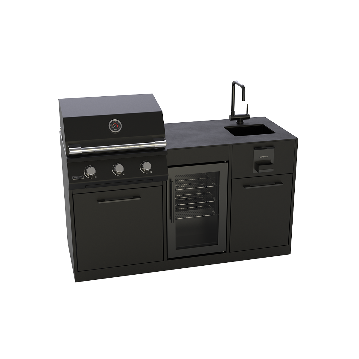 Brabura Lite Series 300 Compact Kitchen - Hog the Oven