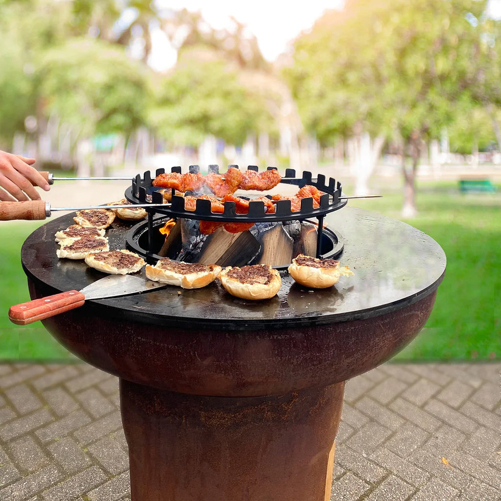 BonFeu Skewer Ring and Skewer Set - Hog the Oven
