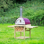 Igneus Classico Wood Fired Pizza Oven - Aubergine - Hog the Oven