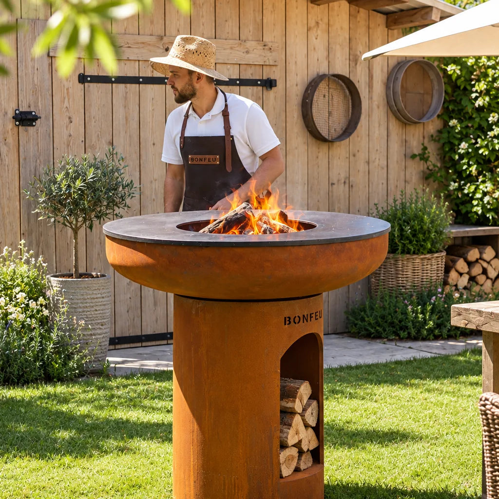 BonFeu BonBiza XL Fire Bowl and Plancha