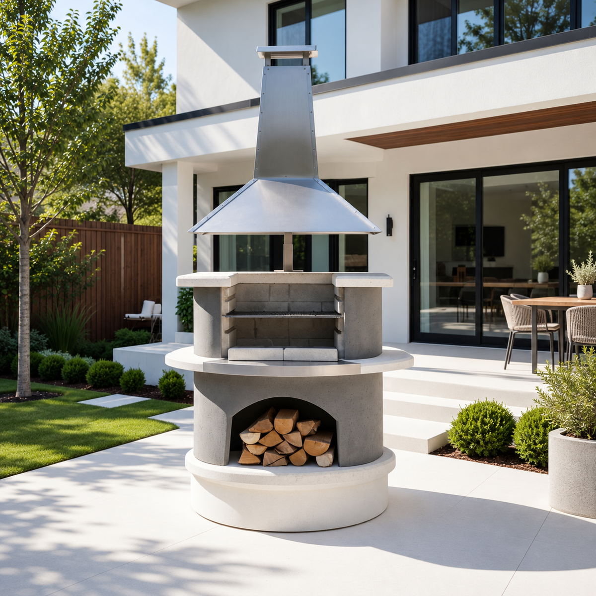 Buschbeck Zurich Masonry Barbecue - Hog the Oven
