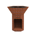 Barbecook Nestor Original Corten Steel Wood-Fired Grill - Hog the Oven