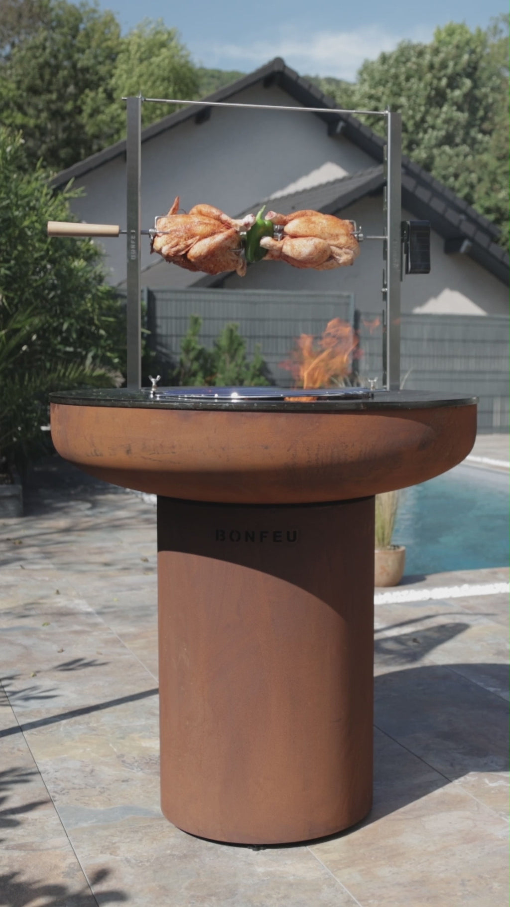 BonFeu BonBiza XL Fire Bowl and Plancha