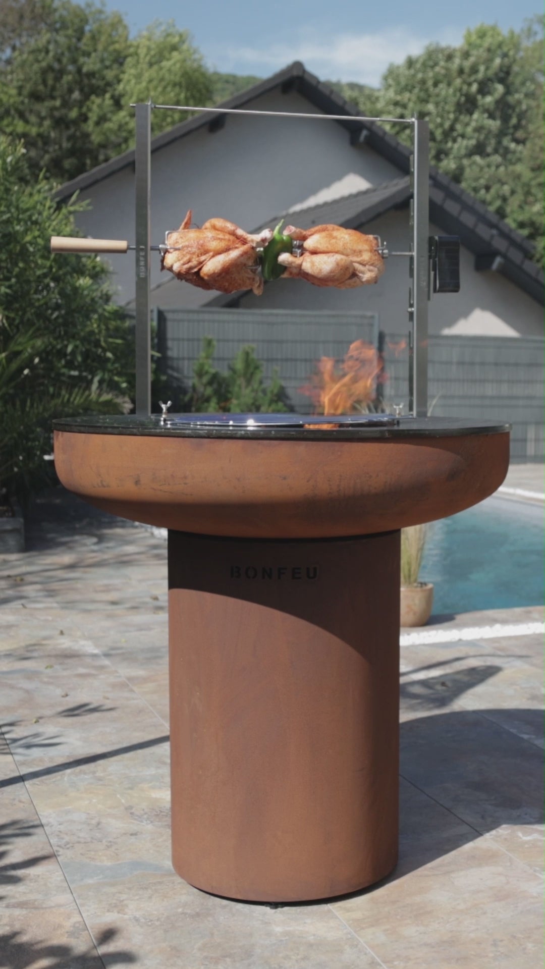 BonFeu BonBiza XL Fire Bowl and Plancha